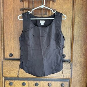 100% silk back top size M